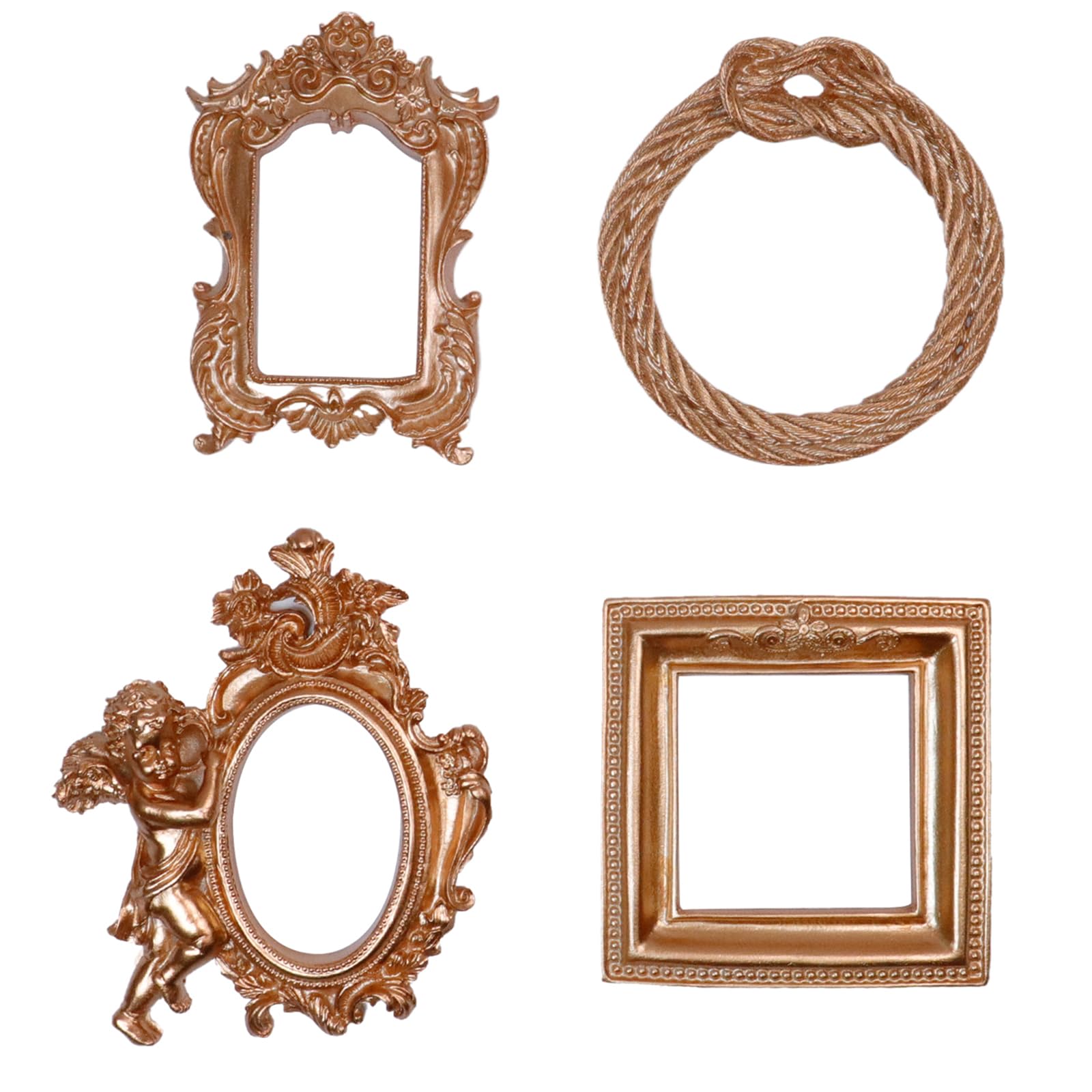 Bitray Small Photo Frame DIY Vintage Resin Picture Frame Jewelry
